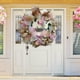 thumbnail image 3 of Ganfancp Gnomo Conejo de Pascua Corona para Puerta de Entrada con Flores y Huevos 1Pcx Corona, 3 of 5