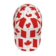 thumbnail image 4 of Disketp Canada Print Baseball Caps For Outdoor Sports Fashion Casual Outdoor Caps Men Women, 4 of 8
