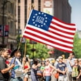 thumbnail image 6 of American 250th Anniversary Flag, Double Sided, 1776-2026, Brass Eyelets, 3x5 Feet, 6 of 6