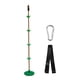 thumbnail image 4 of Cuerda de escalada con disco resistente para colgar en interiores y exteriores. cuerda verde marrón, 4 of 8