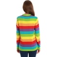 thumbnail image 3 of #followme Womens Ugly Christmas Sweater - Sweaters for Women (Rainbow Pride, XX-Large), 3 of 3