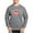Graphite Gray, variant on - CA(CAN) Canada Hockey Sweatshirt - Crew Neck Sweatshirt