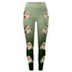 thumbnail image 3 of WILLBEST Leggings de Yoga de Cintura Alta para Mujer, Suaves, Elásticos, con Estampado Navideño, con Bloques de Color, Cómodos para Fitness Y Correr (2616) Chica, 3 of 4