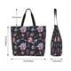 thumbnail image 5 of Disketp Roses Flowers Bolsa Tote Estampada para Mujer, Bolso de Hombro y de Mano para Compras y Viajes, 5 of 8