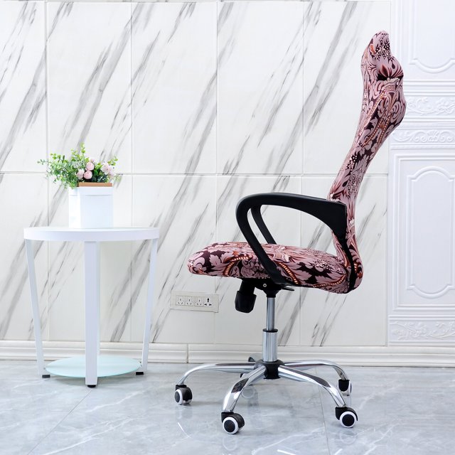 pitrice Elastic Game Chair Slipcovers Dustproof for Dinning Chair Swivel Armchair A