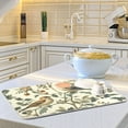 thumbnail image 6 of Yayeee Dish Drying Mat for Kitchen Counter Ultra Absorbent Easy Clean Pad 18x16", Green Birds, 6 of 7