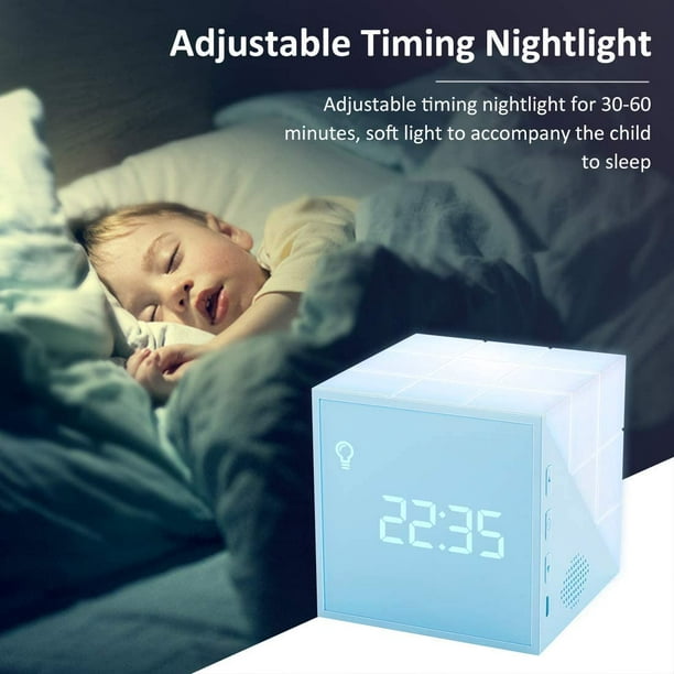 Réveil lumineux pour enfants Creative Cube Wake Up Réveil pour