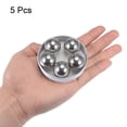 thumbnail image 3 of Unique Bargains Billes de Roulement en Acier Inoxydable 201 de 24 mm G1000 de Précision, Lot de 5, 3 of 5