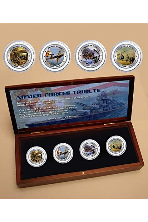 "U.S. Armed Forces Four Coin Set "