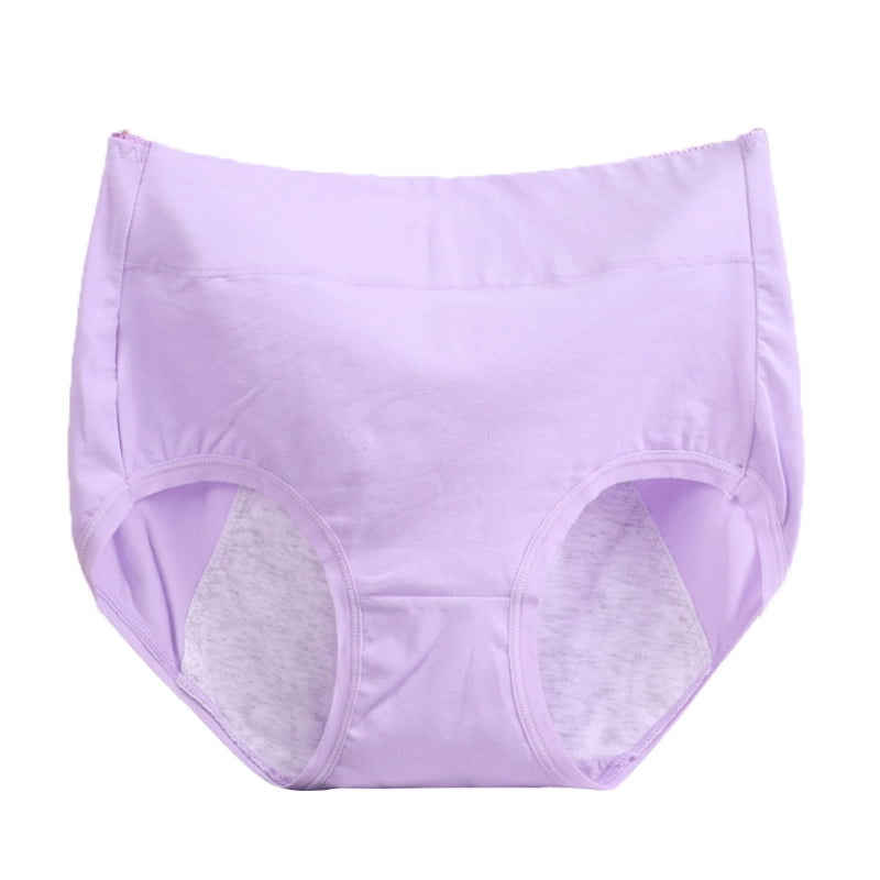 Funcee Women Big Girls Plus Size Menstrual Period Leak Proof Panties Briefs Underwear