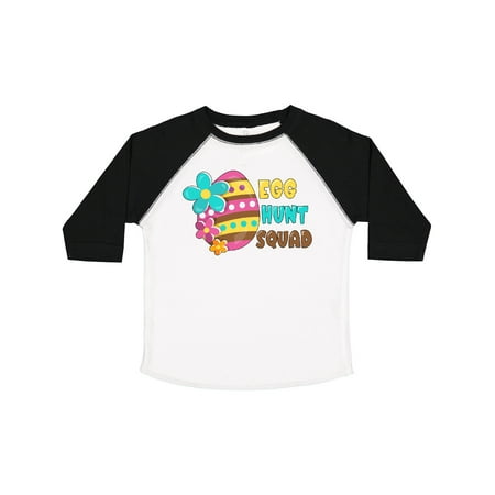 

Inktastic Egg Hunt Squad with Easter Egg Gift Toddler Boy or Toddler Girl T-Shirt