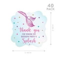 thumbnail image 5 of Koyal Wholesale Fancy Frame Kids Party Favor Thank You Tags with String, Mermaid Birthday Gift Tags For Gift Bags, 5 of 5