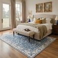 thumbnail image 2 of KUETH 9'X12' Vintage Area Rugs Machine Washable Rugs for Living Room, Non Slip Flat Pile Rug with Rubber Backing, Boho Rug for Entryway Bedroom Dining Room Home Office, 2 of 3