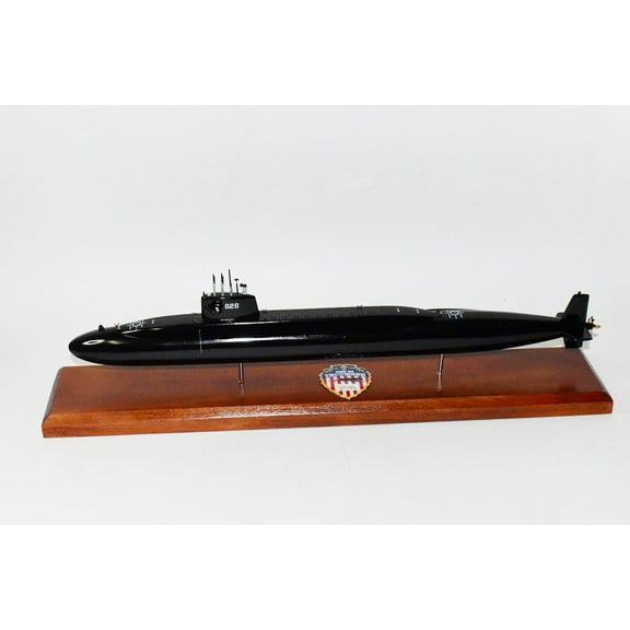 USS Tecumseh SSBN-628 Submarine Model,Navy,Scale Model,Mahogany,20 inch,James Madison Class