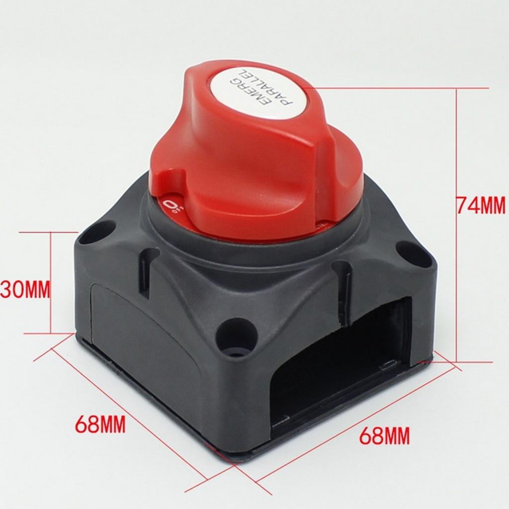 Wzmzjy Pair Battery Disconnect Isolator Switch for Marine Car RV ATV Vehicles