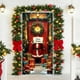 thumbnail image 4 of Seyotauo Christmas Door Cover Decoration Santa Claus Front Door Cover Xmas Hanging Banner Santa Background for Home Holiday Christmas Decoration, 4 of 6