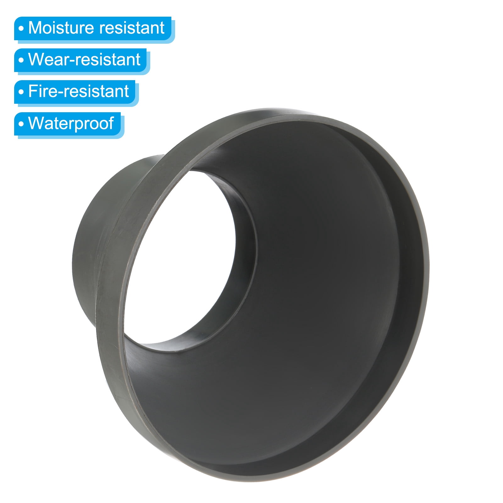 Uxcell 8" to 4.3" Duct Reducer Connector Ventilation Tube Increaser Adapter Grey