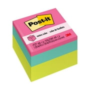 Post-it Notes Cube, Bright Colors, 1 7/8 in x 1 7/8 in, 1 Cube