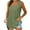 Z01-Army Green#02, variant on ZQGJB Summer Tank Tops for Women Loose Fit Pleated Square Neck Sleeveless Tops Cute Plain Tees Loose Fit Curved Hem Flowy Tunic Blouse Blue XXL