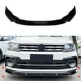 thumbnail image 2 of For Volkswagen Tiguan MK2 Rline 2017-2020 Front Bumper Spoiler Lip Lower Body Kit Diffuser Splitter Tuning Guard Car Accessories, 2 of 7