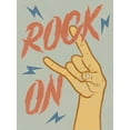 thumbnail image 2 of Prime, Marcus 25x32 White Modern Wood Framed Museum Art Print Titled - Rock On, 2 of 4