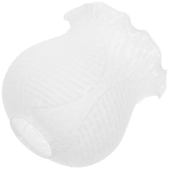 WHAMVOX Flower Lampshade Cover Glass Bell Shaped Lamp Shade Lighting Replacement Light Shade For Ceiling Wall Sconce Light Fixture