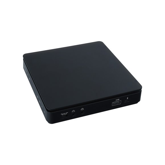 CD Player Portable Stereo with Built-in 1200 mAh Battery, 3.5 mm Headphone Jack, AUX In Cable, USB Power Cable, CD CD-R CD-RW MP3 WMA Support