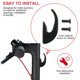 thumbnail image 3 of Gancho de suspensión delantera para patinete eléctrico, 2 uds., accesorios de gancho para colgar en patinete eléctrico, Compatible con gancho de garra frontal ligero, 3 of 5