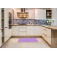 thumbnail image 6 of Ahgly Company Machine Washable Indoor Rectangle Transitional Violet Purple Area Rugs, 3' x 5', 6 of 7