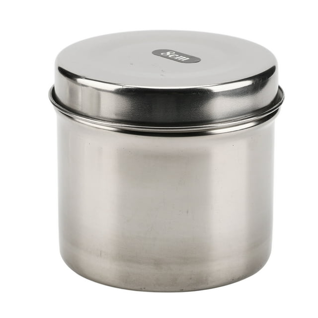 Stainless Steel Storage Cans,Sorting Cans Stainless Steel Storing Metal Container Stainless Steel Cotton Container Enhanced Features