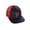 Navy Red White Red, variant on Structured Trucker Mesh Hat Custom Colors Letter P Initial Baseball Mid Profile (Navy Red White Red)