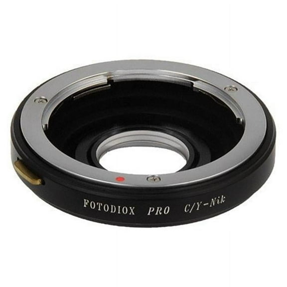 Fotodiox  Pro Lens Mount Adapter - Contax & Yashica SLR Lens To Nikon F Mount SLR Camera Body
