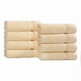 thumbnail image 2 of Superior Derry Solid Egyptian Cotton 8-Piece Hand Towel Set, Canary, 2 of 13