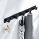 thumbnail image 4 of Herrajes para Baño Gancho para Ropa Perchero de Pared Perchero para Ropa Espacio de Almacenamiento para Toallas Negro, 4 of 5