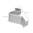 thumbnail image 2 of IFANLANDOR 60Ud Clips Metálicos Para Estantes De Con Soporte Resistente Y Antideslizante Plata, 2 of 8