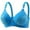 Blue, variant on Audhol Plus Size Bralettes for Women High Support Bras for Women Adjustable Strap Full Coverage Up Bras Comfortable No Underwire Wireless Bras Everyday Bras for Women Blue 40