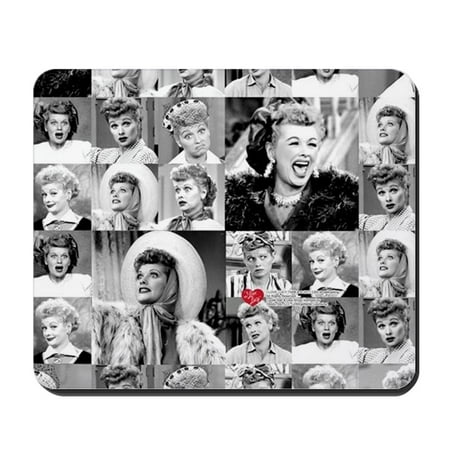 Cafepress I Love Lucy Face Collage Non Slip Rubber Mousepad