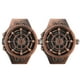 thumbnail image 1 of 2pcs Vintage Anillo de dedo Relojes Chic Finger Watch Flip-Open Cover Finger Watch, 1 of 5