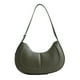 thumbnail image 3 of Bolso Cuero PU Con Forma Media Sólido para Mujer Mano () Púrpura, 3 of 8
