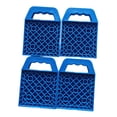 thumbnail image 2 of davian 4 Pieces Trailer Jack Pads RV Stabilizing Jack Pads RV Leveling Blocks Stabilizer Pads Antislip Portable Handle Suitable for Camping Home Maintenance Blue, 2 of 8