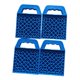thumbnail image 2 of Juego de 4 placas de soporte para remolque, almohadillas estabilizadoras para autocaravanas, bloques de elevación, Azul, 2 of 9