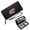 black, variant on Lightweight Women's Clutch Wallet Removable Wrist Strap for Women Original Designs Made on Demand Love Travel Accessory Durable Polyester Lining