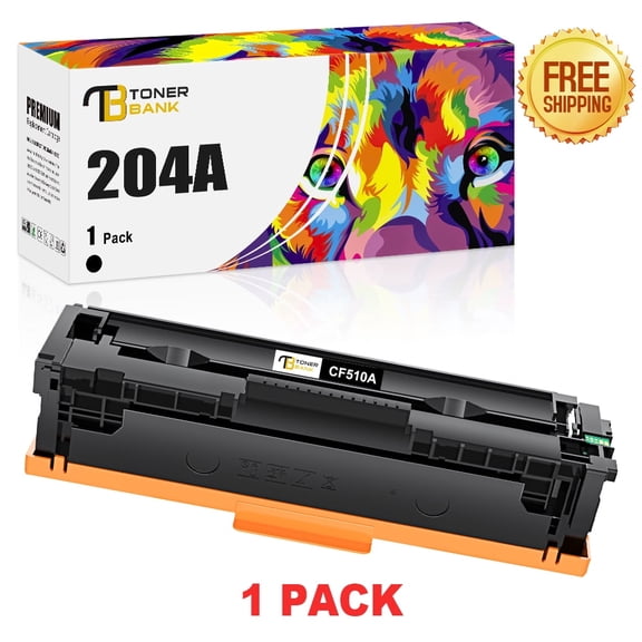 Toner Bank Compatible Toner Cartridge Replacement for 204A CF510A High Yield Color LaserJet Pro M154a M154nw(Black, 1-Pack)