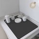 thumbnail image 4 of Kearding Estera absorbente gris oscuro del mostrador de la cocina para el amplio de secado rápido conveniente y práctico Organizadores de utensilios de cocina Gris oscuro 40*60cm, 4 of 6