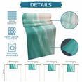 thumbnail image 6 of Turquoise Waves Coastal Table Runner 90 Inches, Summer Beach Ocean Seaside Bed Runner Dresser Scarves Tabletop for Indoor Outdoor Parties/Ceremony/Banquet, 13" x 90", 6 of 9