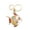 F, variant on Modern Aquatic Key Holder Sturdy Kirsite Materials 3 Marine Themes 5 Sparkling Crystal Options