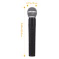 thumbnail image 2 of Microphone Simulé 1 Pce Micro en Plastique Simulé Faux Micro Jouet (Noir), 2 of 9