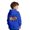 Blue, variant on KAUOD Kids Girls Halloween Fleece Hoodies Cute Pumpkin Graphic Pullover Hoodie Sweatshirts Thick Warm Long Sleeve Tops Clothes