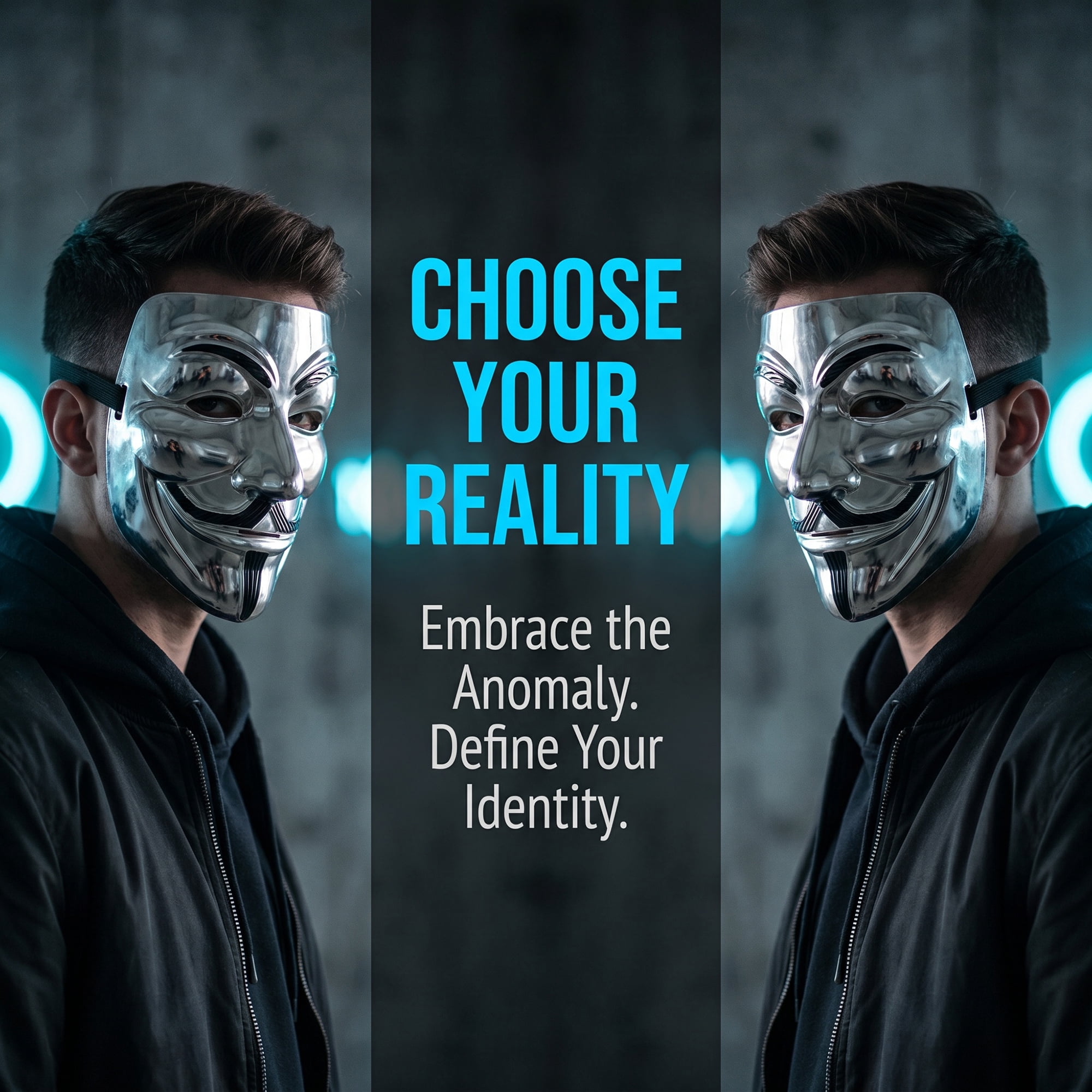 Unique Bargains Electroplated Hacker Mask, Metallic Mirror Anonymous V for Vendetta Silver