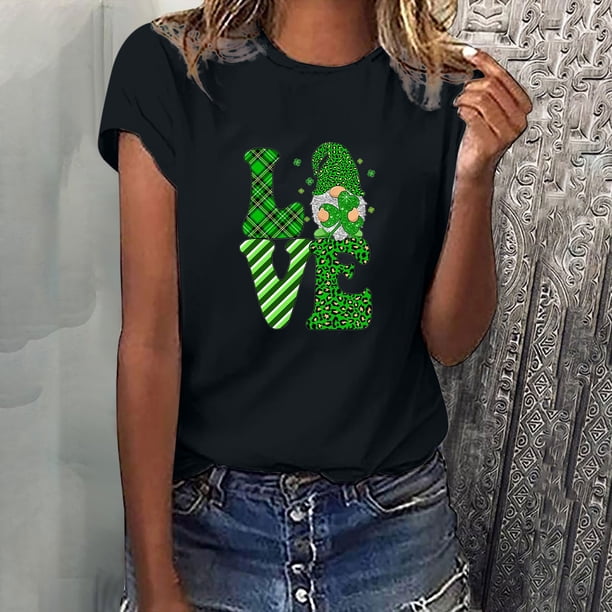 Puntoco blusas sueltas casuales con estampado interesante y cuello redondo para mujer Puntoco Puntoco-4651